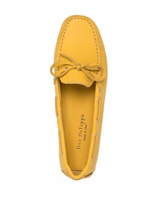 Dee Ocleppo Bow-Embellished Driving Loafers