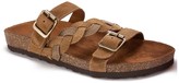 Thumbnail for your product : White Mountain Footwear Huntington Metallic Footbed Sandal