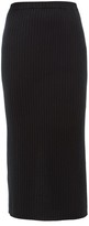 Thumbnail for your product : Allude Rib-knitted Cashmere Midi Skirt - Black
