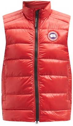 Canada Goose Crofton Quilted Down Gilet - Red - ShopStyle