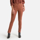 Thumbnail for your product : Anne Weyburn Cotton Twill Straight Trousers, Length 31"
