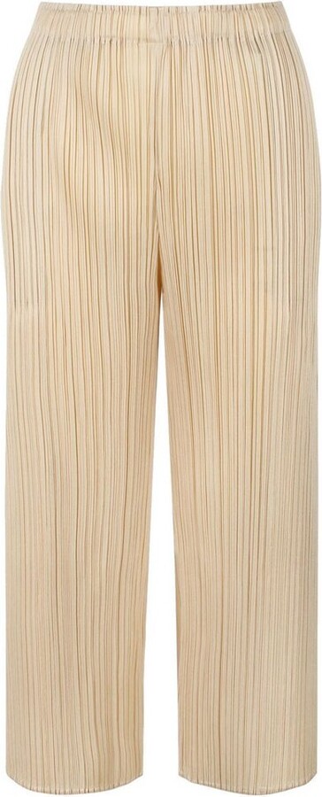 Pleats Please Issey Miyake Merry Bicolor Trousers 