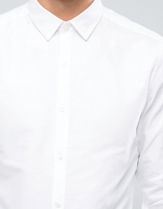 ASOS Smart Regular Fit White Oxford Shirt