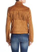 Thumbnail for your product : French Connection Fringe Faux Suede Jacket