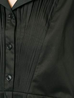 Jil Sander Navy frilled fitted blouse