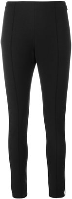 MSGM contrast stripe leggings - women - Cotton/Polyamide/Spandex/Elastane - 40