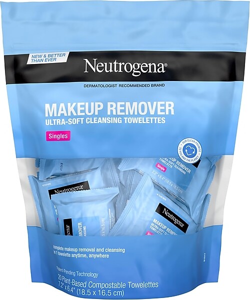 Neutrogena Makeup Remover Wipes, 20/Pack (10253)