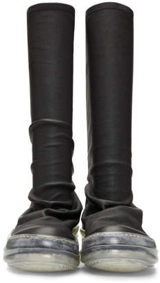 Rick Owens Black Sock Boots