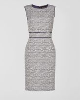 Thumbnail for your product : Jaeger Metallic Tweed Shift Dress