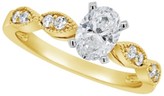 Thumbnail for your product : Macy's Certified Oval Diamond Engagement Ring (7/8 ct. t.w.) in 14k White Gold, Rose Gold, or Yellow Gold