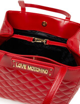Thumbnail for your product : Love Moschino Quilted faux leather tote