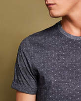 Thumbnail for your product : Ted Baker GIOVANI Spot print cotton T-shirt