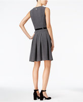 Thumbnail for your product : Tommy Hilfiger Belted Fit & Flare Dress