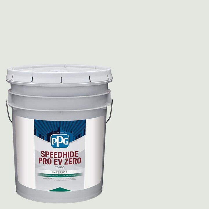 Speedhide Pro EV Zero 5 gal. PPG1134-2 Tidal Foam Flat Interior Paint