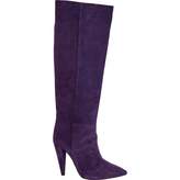 Purple Suede Boots - ShopStyle