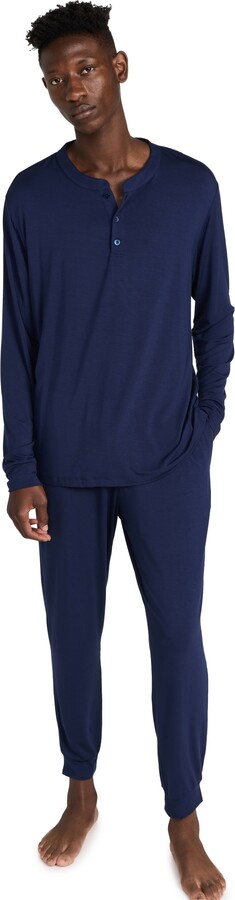 Eberjey Henry Modal Long PJ Set