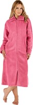 Thumbnail for your product : Slenderella Ladies Zip Up Dressing Gown Womens Soft Waffle Fleece Bath Robe XXL (Pink)