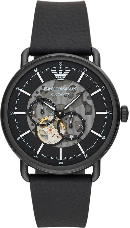 Emporio Armani Men's Black Watches | ShopStyle