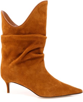 Pointed toe slouchy boots Clearance