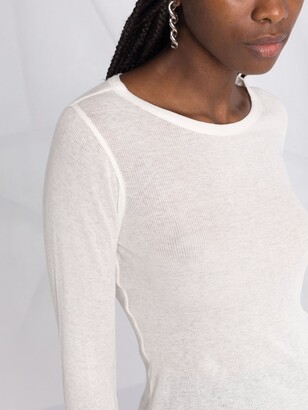 Ann Demeulemeester long-sleeved cotton T-shirt