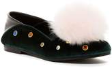 Thumbnail for your product : Ivy Kirzhner Musical Embellished Velvet Loafer