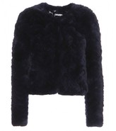 Thumbnail for your product : Alice + Olivia Marlene rabbit fur jacket