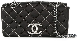 Chanel Pre Owned 2009-2010 CC double chain shoulder bag