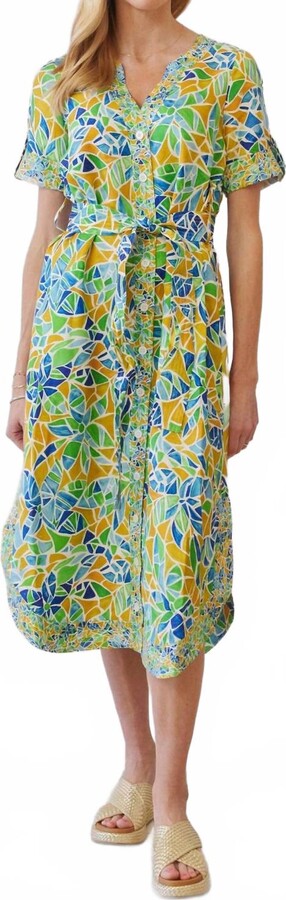 GILNER FARRAR Helena Dress In Ravenna Print