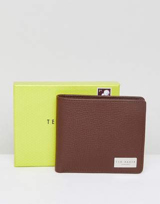 Ted Baker Bifold Wallet With Coin Pocket In Leather