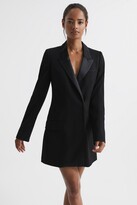 Thumbnail for your product : Reiss Satin Lapel Tuxedo Mini Dress