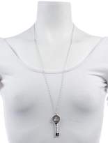 Thumbnail for your product : Tiffany & Co. 18K Diamond Key Pendant Necklace