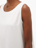 Thumbnail for your product : eskandar Sleeveless Silk Top - White