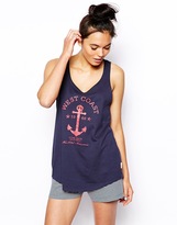 Thumbnail for your product : Esprit Essential Stripe Pyjama Tank Top And Shorts Set