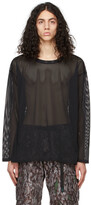 Thumbnail for your product : South2 West8 Black Knit Mesh Shirt