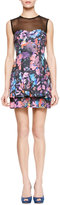 Thumbnail for your product : Nanette Lepore Magical Printed Sheer-Top Dress