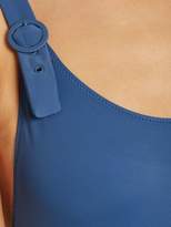 Thumbnail for your product : Solid & Striped The Lucy Buckle Strap Swimsuit - Womens - Blue