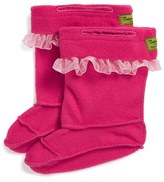 Thumbnail for your product : Western Chief Tulle Trim Fleece Boot Socks (Walker, Toddler & Little Kid)