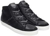Thumbnail for your product : Leather Crown Sneakers In Black Leather