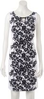 Thumbnail for your product : Ronni Nicole Women's Keyhole Floral Sheath Dress