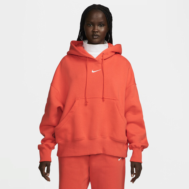 Nike Women's Sportswear Phoenix Fleece Over-Oversized Pullover Hoodie in  Red - ShopStyle