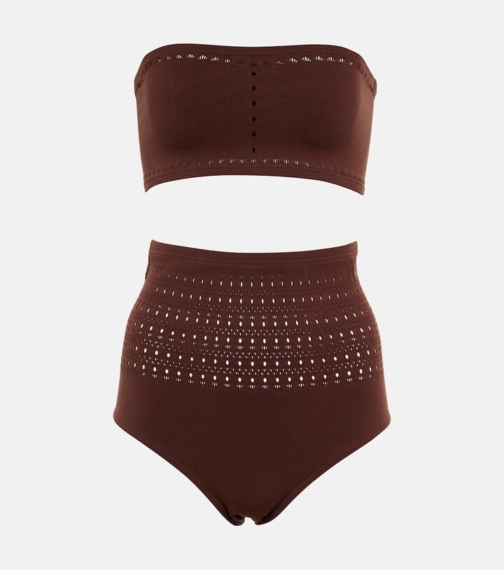 Alaia Cutout bikini - ShopStyle Two Piece Swimsuits