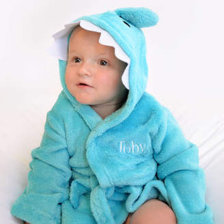 A Type Of Design Personalised Soft Shark Hooded Baby Dressing Gown
