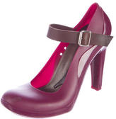 Thumbnail for your product : Marni Round-Toe Rubber Pumps