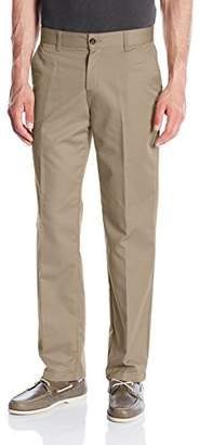 Dickies Men's Flat Front Khaki Pant-Relaxed Straight Fit