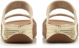 Thumbnail for your product : FitFlop Lulu weave finish 2 bar mules