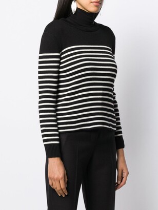 Saint Laurent Striped Knitted Jumper