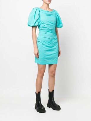 Designers Remix Ruched-Detail Mini Dress