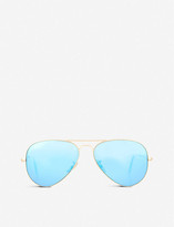 Thumbnail for your product : Ray-Ban Mens Matte Gold Rb3025 Pilot Sunglasses