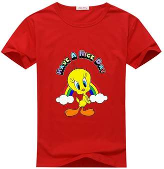 Ccttdiy Women's Tweety Bird T-shirts, Tweety Bird Printed Tee Shirts