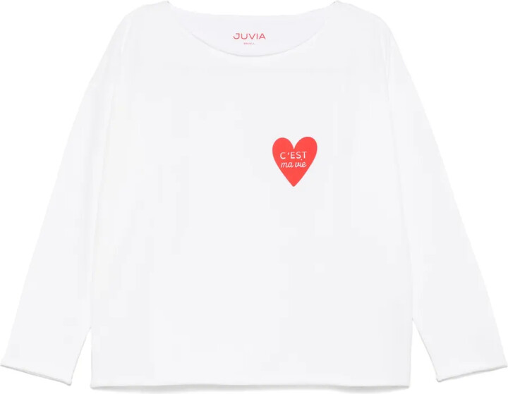 Juvia Cotton-Blend T-Shirt